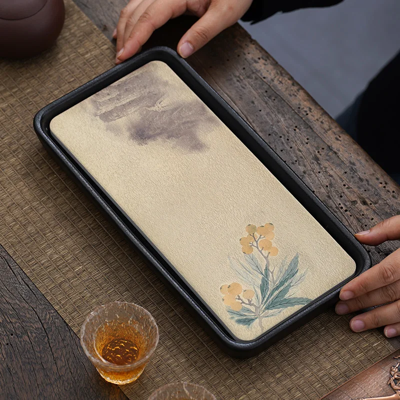 Chinese Valet Tea Tray Kitchen Ceramic Rectangle Luxury Tea Tray Water Absorbed Vassoi Da Portata Office Accessories YY50TT
Chinese Valet Tea Tray Kitchen Ceramic Rectangle Luxury Tea Tray Water Absorbed Vassoi Da Portata Office Accessories YY50TT