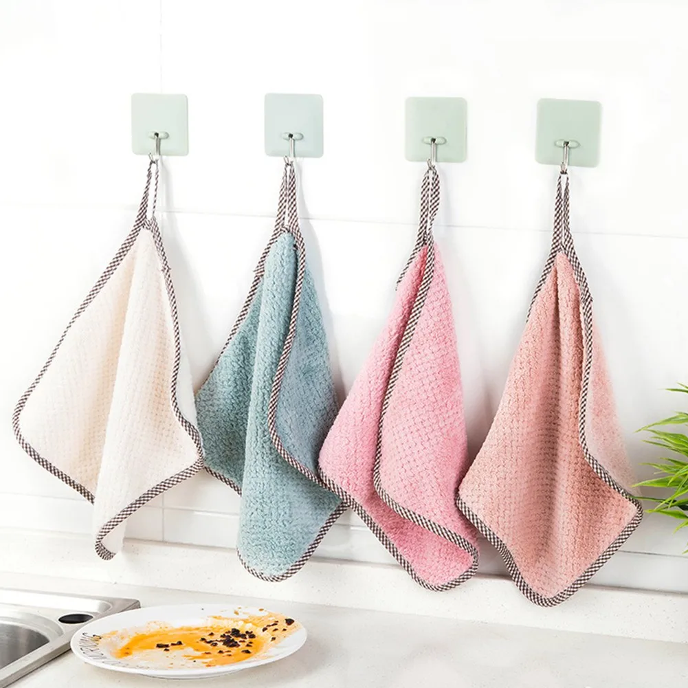 5pcs Pineapple Cleaning Rags Coral Velvet Dishcloths Kitchen Cleaning Hangable Hand Towels Microfiber Cleaning Cloth Cutton
5pcs Pineapple Cleaning Rags Coral Velvet Dishcloths Kitchen Cleaning Hangable Hand Towels Microfiber Cleaning Cloth Cutton