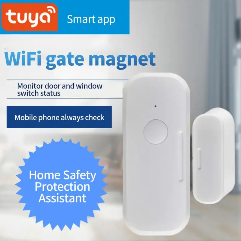 Tuya WiFi Door Sensor Gate Magnet Smart Home Security Alarm System Independence Alert Scene 90dB Siren APP Reminder Function
Tuya WiFi Door Sensor Gate Magnet Smart Home Security Alarm System Independence Alert Scene 90dB Siren APP Reminder Function