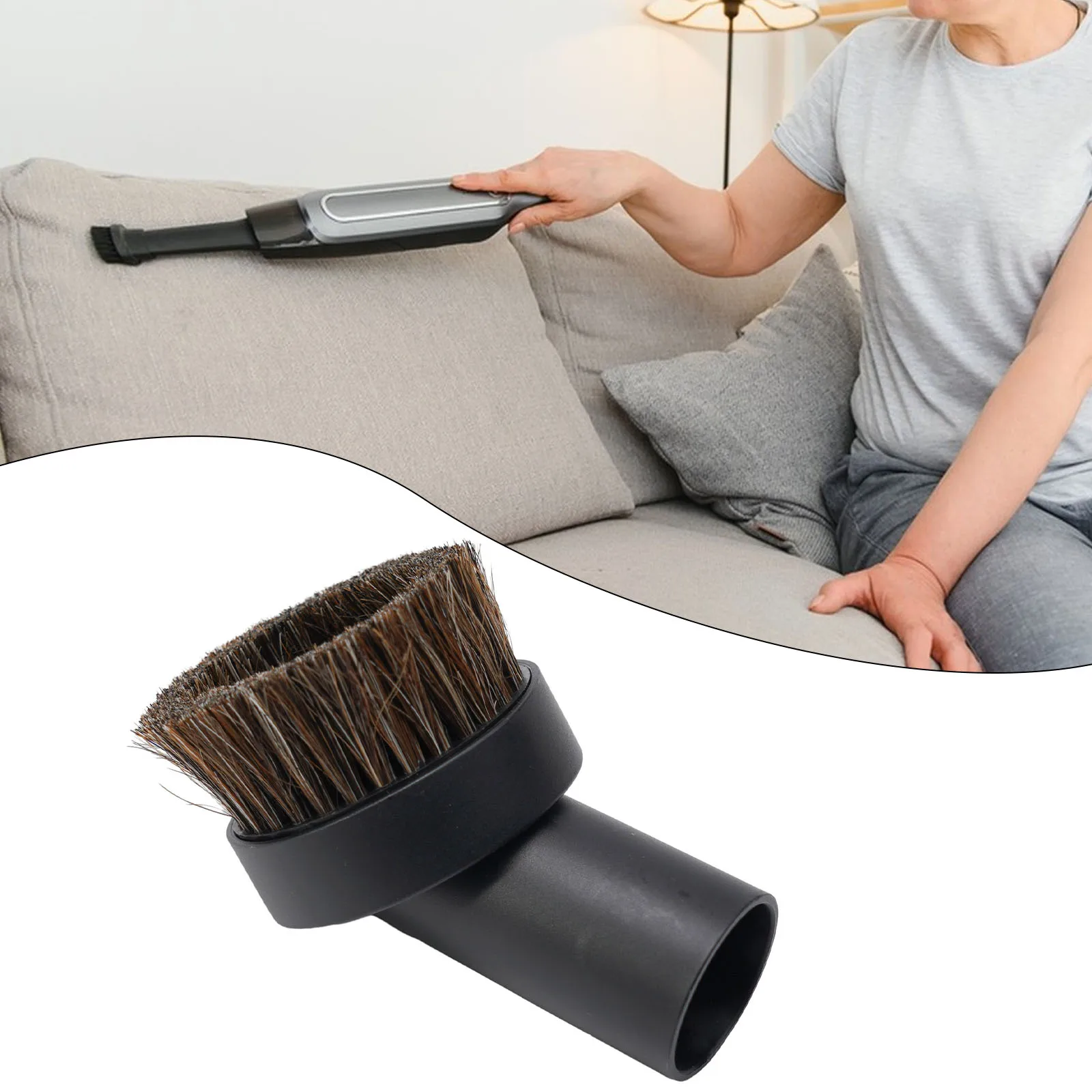 Useful Durable Brush Head Hose Hair 1 X Round Accessories Horsehair Dust Hose hair Plastic Replace Replacement
Useful Durable Brush Head Hose Hair 1 X Round Accessories Horsehair Dust Hose hair Plastic Replace Replacement
