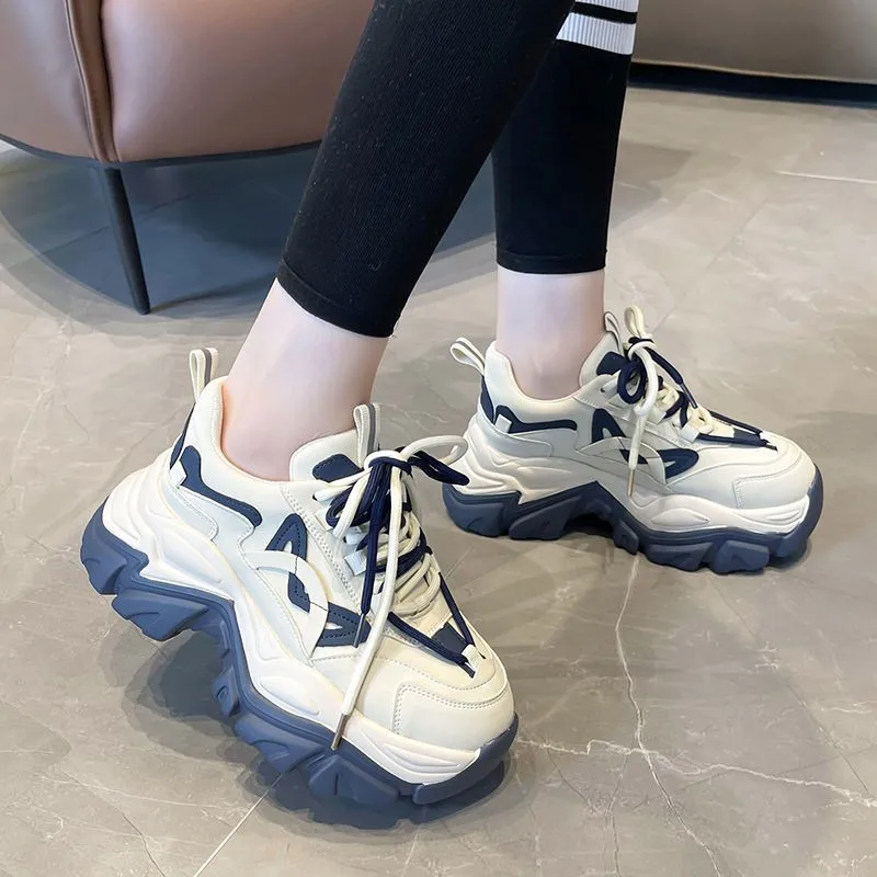 Women's Fashion Sports Shoes Breathable Mesh Wedge Heightening Sports Shoes Casual Thick Sole Shoes Thick Sole Running Shoes
Women's Fashion Sports Shoes Breathable Mesh Wedge Heightening Sports Shoes Casual Thick Sole Shoes Thick Sole Running Shoes