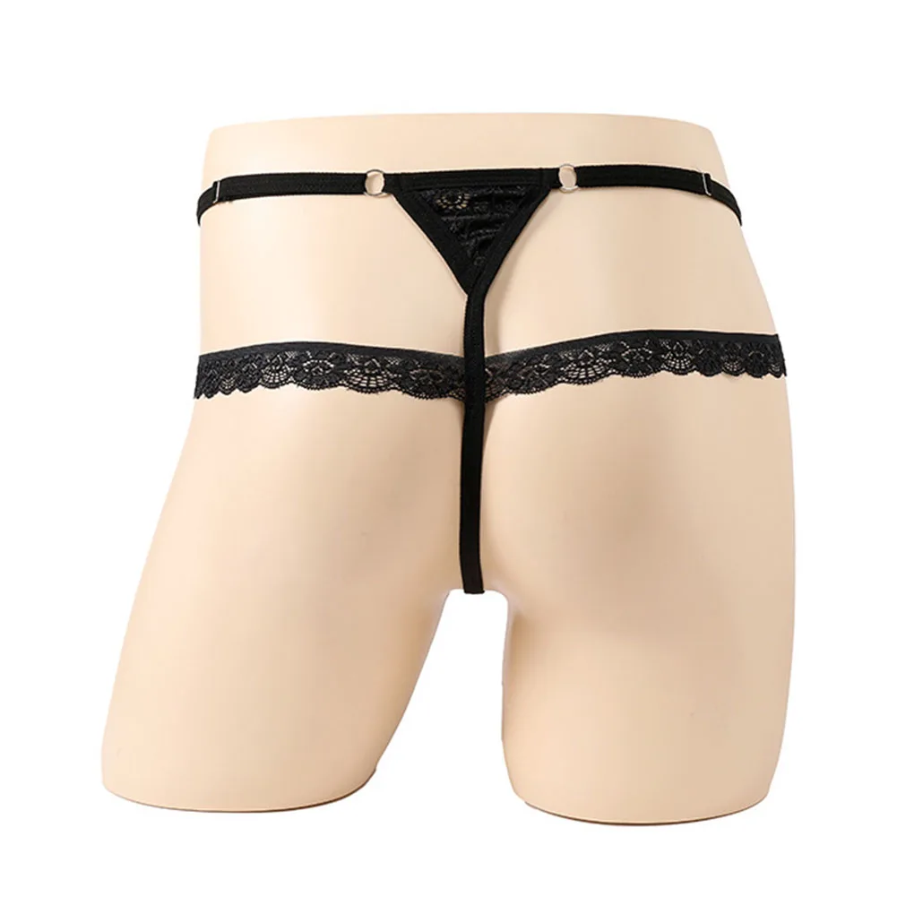 Sissy Solid Underwear Men Lace G-String Low Rise Gay Thong Briefs Exposed Butt Panties Hollow Out Erotic Knickers Lingerie
Sissy Solid Underwear Men Lace G-String Low Rise Gay Thong Briefs Exposed Butt Panties Hollow Out Erotic Knickers Lingerie