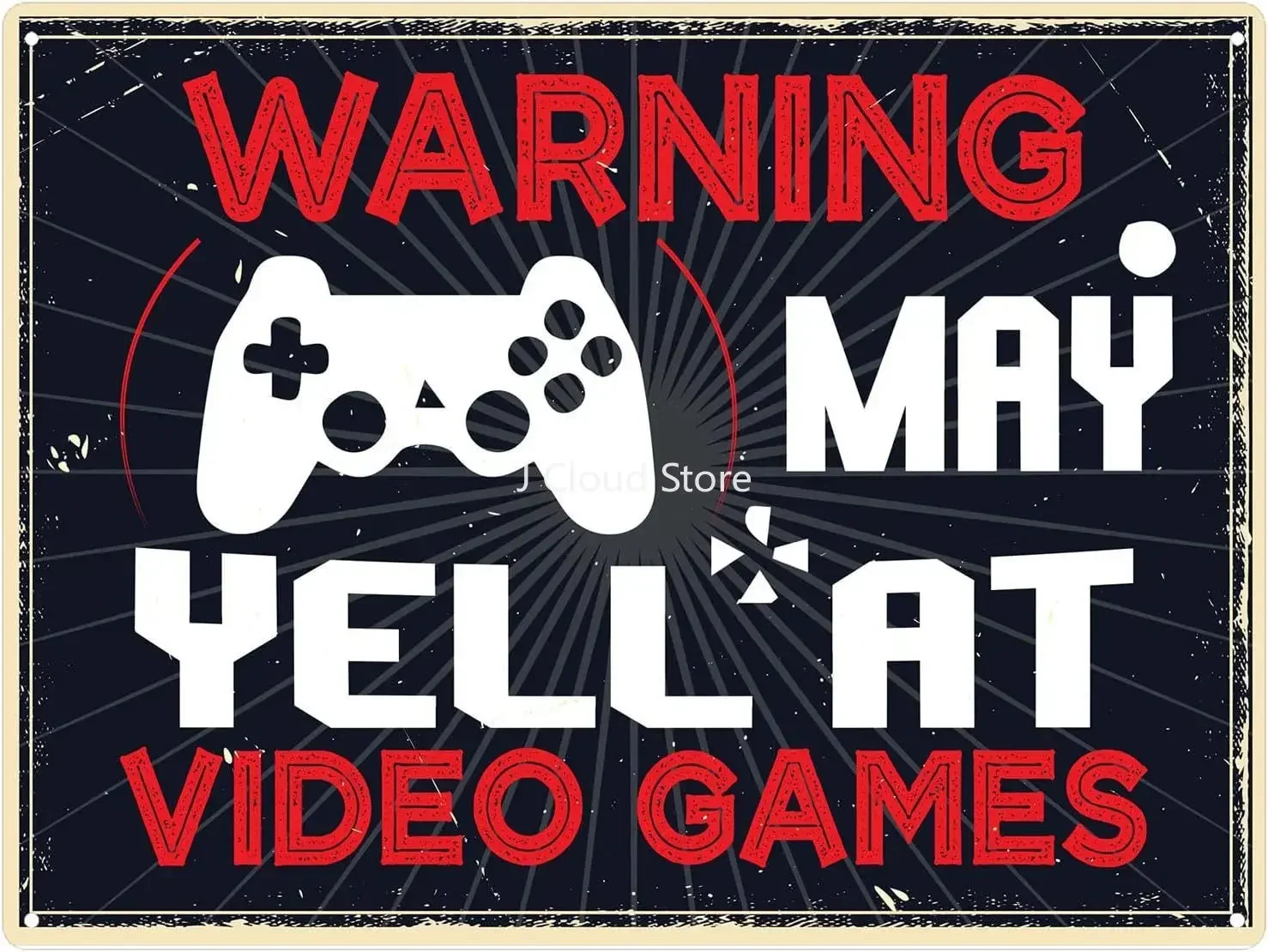 Vintage Metal Tin Sign Funny Rustic Garage Signs Bathroom Bar Room Retro Wall Decor Metal Sign Warning May Yell at Video
Vintage Metal Tin Sign Funny Rustic Garage Signs Bathroom Bar Room Retro Wall Decor Metal Sign Warning May Yell at Video