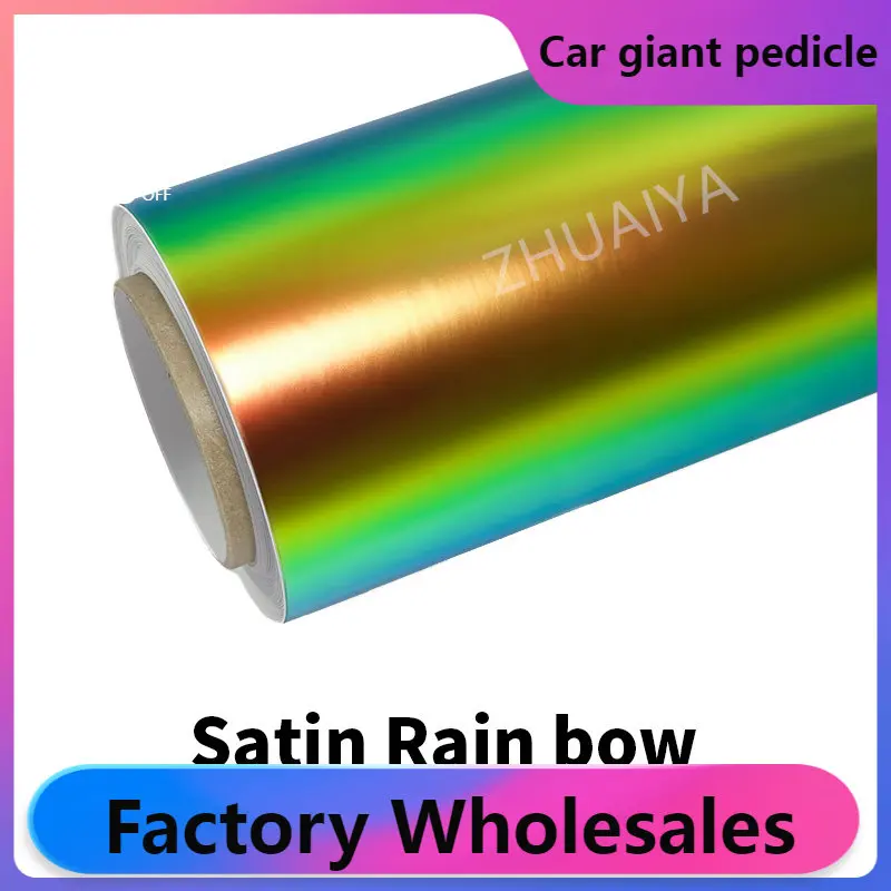 Rainbow & Holographic Chrome BlueVinyl Wrap film wrapping film bright 152*18m roll quality Warranty covering film voice
Rainbow & Holographic Chrome BlueVinyl Wrap film wrapping film bright 152*18m roll quality Warranty covering film voice
