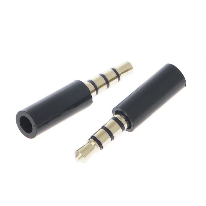 10x Gold Plated 4 Pole 3.5mm Male Stereo Earphone Headphone Plug Soldering N2UB
10x Gold Plated 4 Pole 3.5mm Male Stereo Earphone Headphone Plug Soldering N2UB