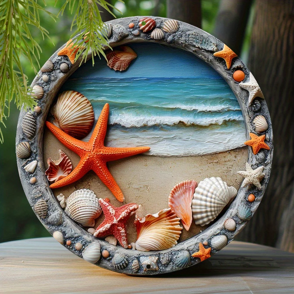 Starfish And Seashells Theme Decoration Faux Origami Window Decorations Round Wreath Sign Kitchen Decoration Mother's Day Gifts
Starfish And Seashells Theme Decoration Faux Origami Window Decorations Round Wreath Sign Kitchen Decoration Mother's Day Gifts
