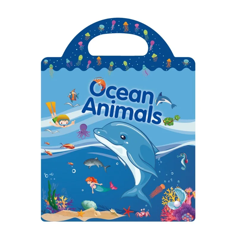 Children Cartoon Ocean Animals Stickers Books Marine Scene Learning Cognitive Enlightenment Sticker Book Kids Puzzle Toys
Children Cartoon Ocean Animals Stickers Books Marine Scene Learning Cognitive Enlightenment Sticker Book Kids Puzzle Toys