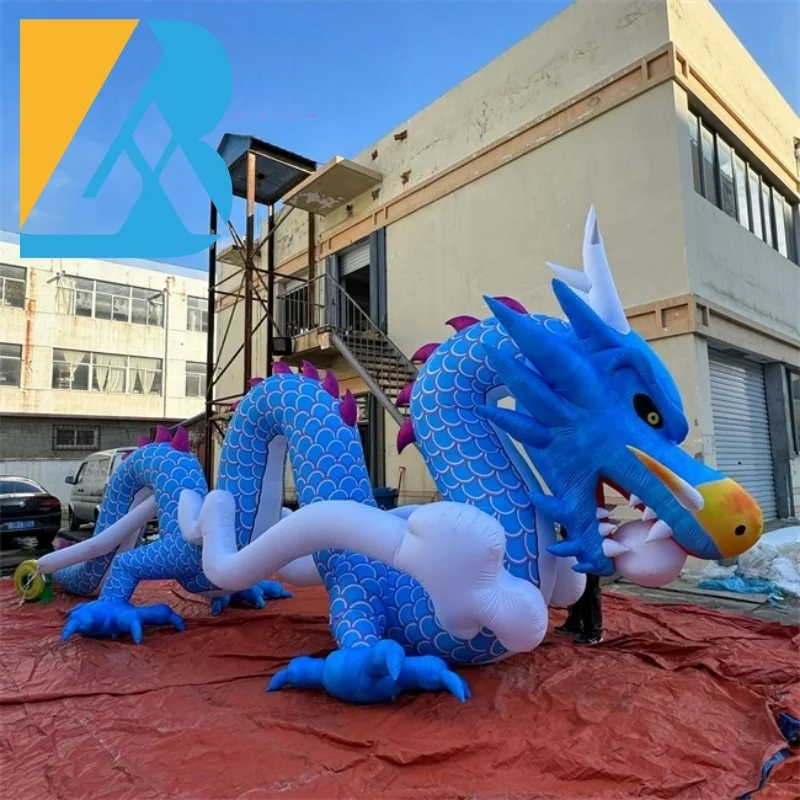 Custom Made 9 Meters Length Large Blue Inflatable Dragon for Event Party Decor Toys
Custom Made 9 Meters Length Large Blue Inflatable Dragon for Event Party Decor Toys