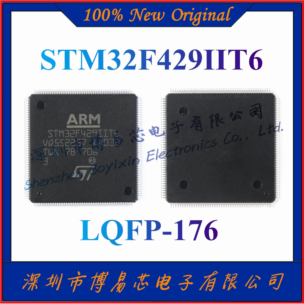 Центральный процессор STM32F429IIT6, основная частота: 180 МГц Напряжение: 1,8 В ~ 3,6 В, емкость программы: 2 Мб ОЗУ, общая емкость: КБ, MCU,MPU,SOC.LQFP-176
Центральный процессор STM32F429IIT6, основная частота: 180 МГц Напряжение: 1,8 В ~ 3,6 В, емкость программы: 2 Мб ОЗУ, общая емкость: КБ, MCU,MPU,SOC.LQFP-176