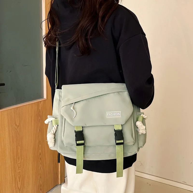 

New Shoulder Bag Oxford Japan Safari Style Fashion Design Crossbody Unisex Large Capacity Trend Student Sports Fitness Commuter
