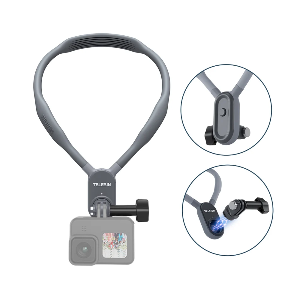 TELESIN Silicone Neck Hold Mount for GoPro Hero 11 10 9 8 7 6 5 Insta360 DJI Osmo Action Smartphone Magnetic Action Accessories
TELESIN Silicone Neck Hold Mount for GoPro Hero 11 10 9 8 7 6 5 Insta360 DJI Osmo Action Smartphone Magnetic Action Accessories