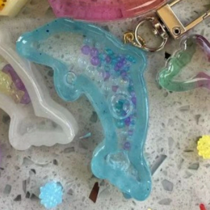 Resin Shaker Mold Dolphin Casting Mold Epoxy Resin Mold Jewelry Keychain Earring Pendant Making DIY Crafts
Resin Shaker Mold Dolphin Casting Mold Epoxy Resin Mold Jewelry Keychain Earring Pendant Making DIY Crafts