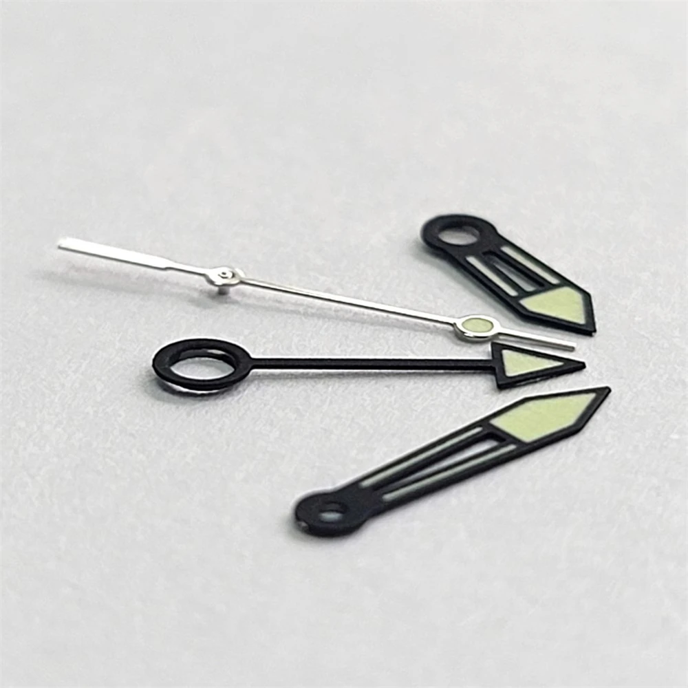 

Pointer suitable for NH34 movement watch accessories modification GMT pointer four needle green luminous