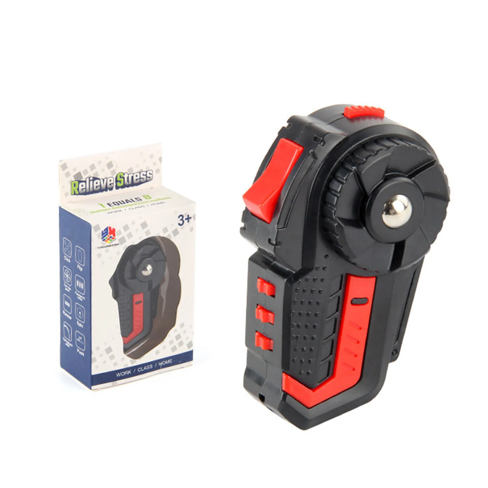 Fingertip Stress Relief Toy Fingertip Gamepad Toy with Decompression Handle for Travel Work Home and School
Fingertip Stress Relief Toy Fingertip Gamepad Toy with Decompression Handle for Travel Work Home and School
