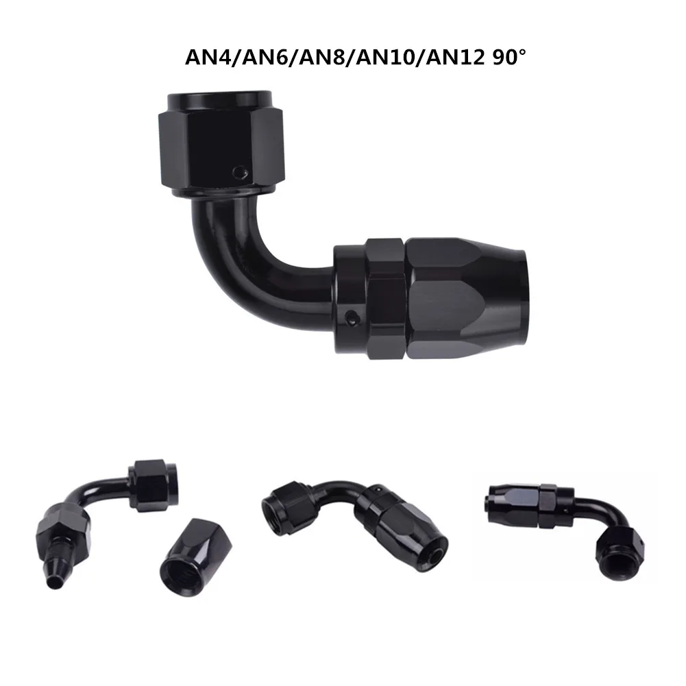 AN6/AN8/AN10 Straight 0°/45°/90°/180° Degree Aluminum Swivel Hose End Fitting Adapter Oil Fuel Line NPT PLUG Wholesale
AN6/AN8/AN10 Straight 0°/45°/90°/180° Degree Aluminum Swivel Hose End Fitting Adapter Oil Fuel Line NPT PLUG Wholesale