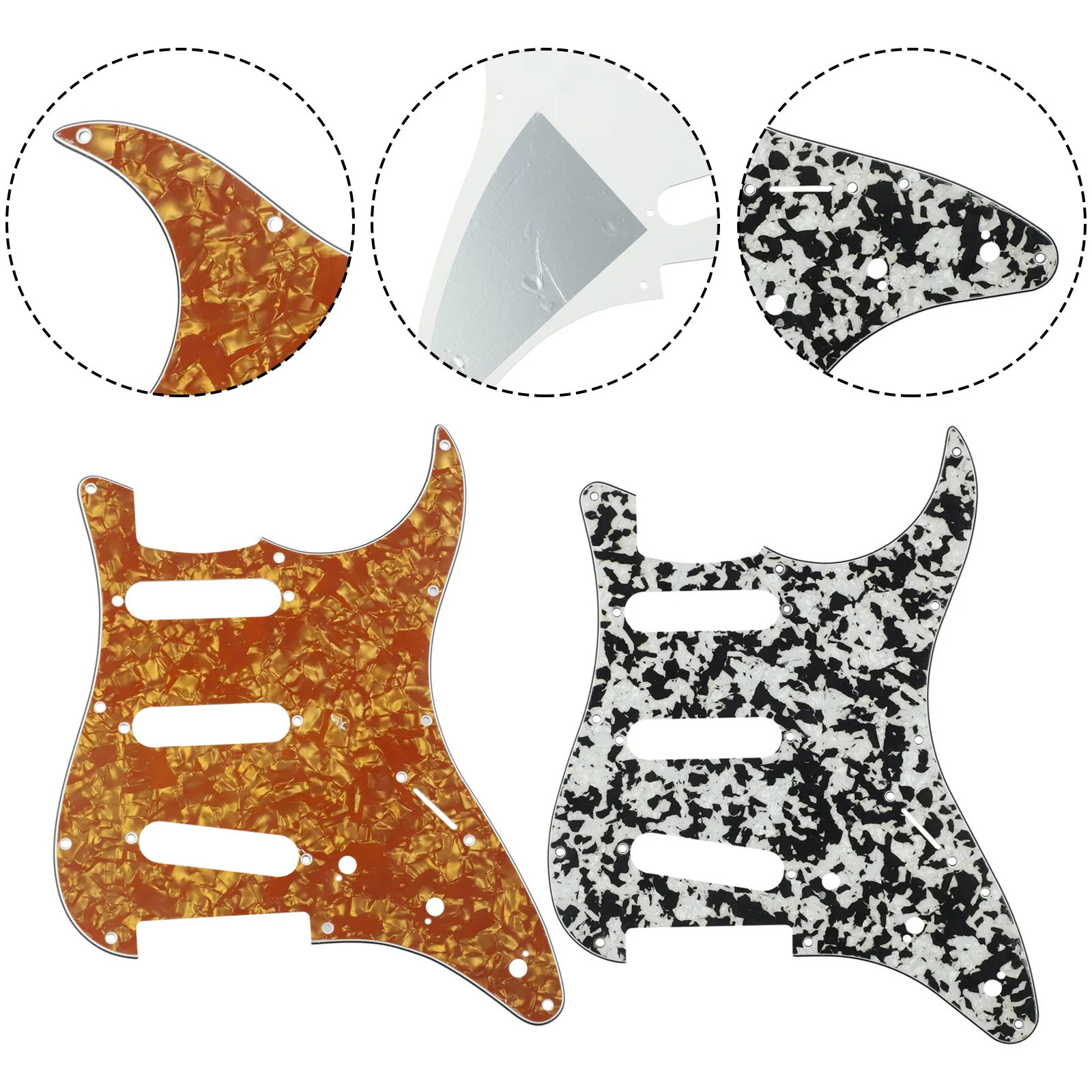 Guitar Pickguard For Strat- Guitars SSS For Guitar Pickguard Scratch Plate Part Replacement Part Replacement 11 Hole
Guitar Pickguard For Strat- Guitars SSS For Guitar Pickguard Scratch Plate Part Replacement Part Replacement 11 Hole