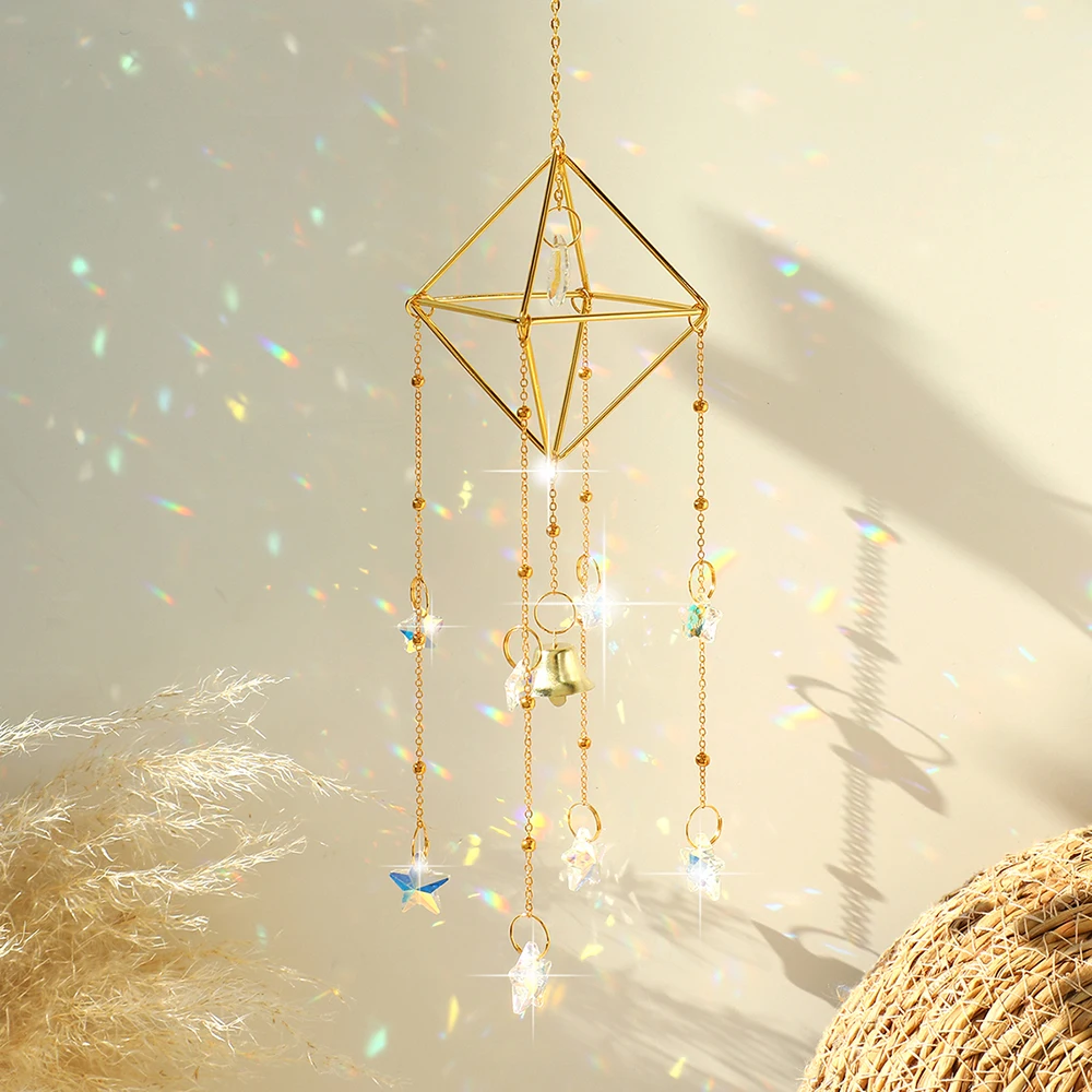 Suncatcher Crystal Wind Chimes Sun Catcher Wall Hanging for Window Garden Decoration Boho Home Decor Living Room Christmas Gift
Suncatcher Crystal Wind Chimes Sun Catcher Wall Hanging for Window Garden Decoration Boho Home Decor Living Room Christmas Gift