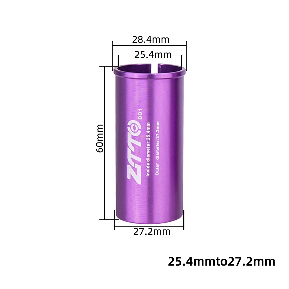 MTB Bicycle Bike Seat Post Shim Tube Sleeve Reducer Seatpost Convert Adapter High-quality Aluminum Alloy Durable Purple
MTB Bicycle Bike Seat Post Shim Tube Sleeve Reducer Seatpost Convert Adapter High-quality Aluminum Alloy Durable Purple