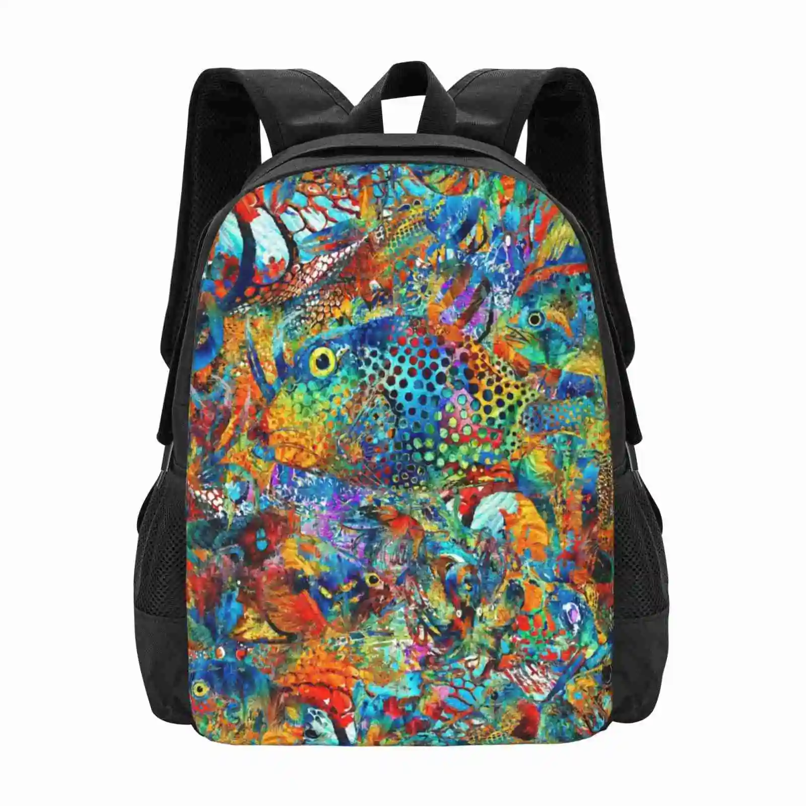 

Тропический пляж Искусство под морем-Шарон горячая Распродажа рюкзак модные сумки под водой тропические цвета подводное плавание коралловый риф погружные рыбы