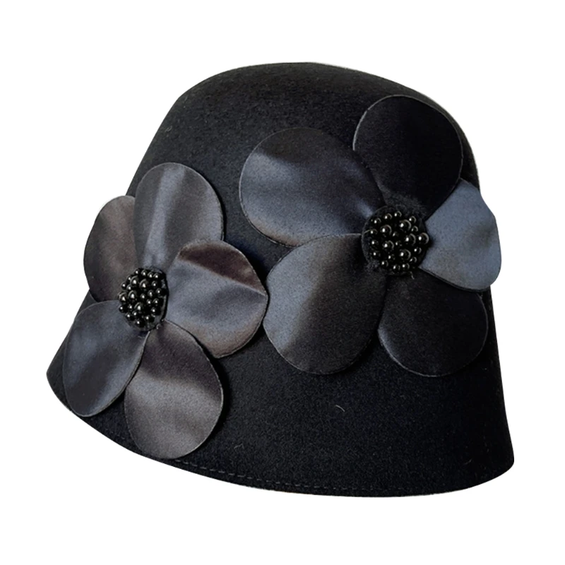 Stylish Black Big Flower Bucket Plush Outdoor Casual Wool Felt Fisherman Daily Wearing Winter for Female Women Dropship
Stylish Black Big Flower Bucket Plush Outdoor Casual Wool Felt Fisherman Daily Wearing Winter for Female Women Dropship