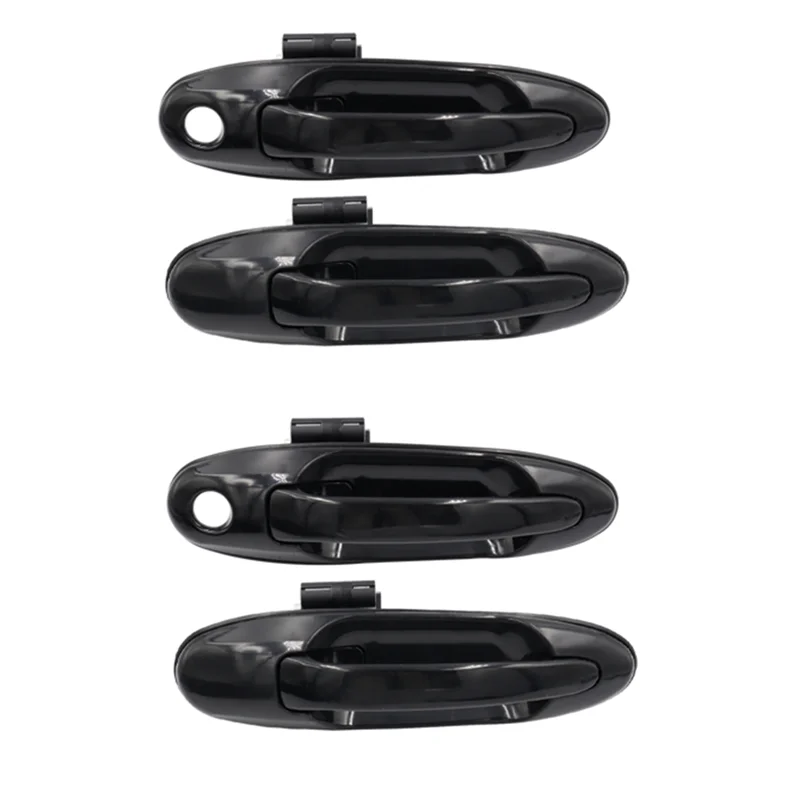 

For Land Cruiser LC100 / LX470 98-07 Car Front Rear Left and Right Exterior Exterior Door Handles(Black)