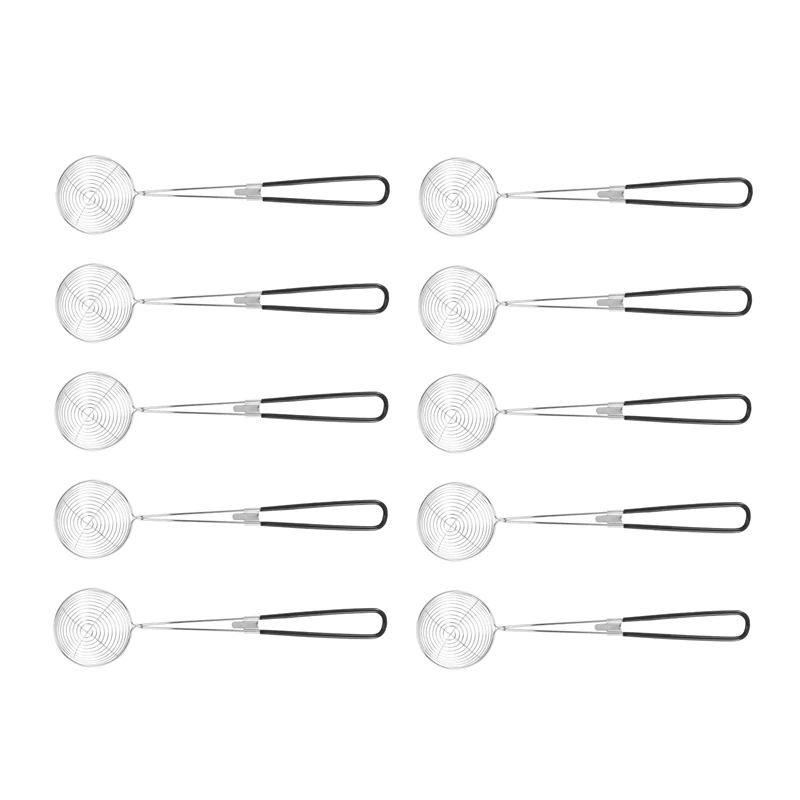10 Pieces Hot Pot Strainer Scoops,Stainless Steel Hot Pot Strainer Spoons Mesh Skimmer Spoon Strainer Ladle With Handle
10 Pieces Hot Pot Strainer Scoops,Stainless Steel Hot Pot Strainer Spoons Mesh Skimmer Spoon Strainer Ladle With Handle