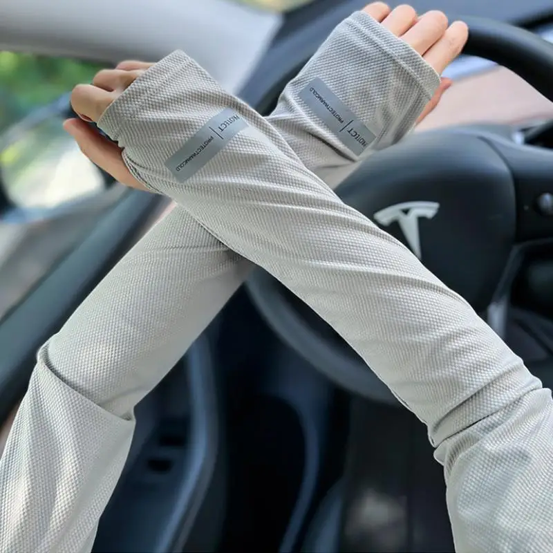 

Перчатки мужские с защитой от солнца, свободные японские летние уличные митенки для вождения, защита от ультрафиолета, 1 пара