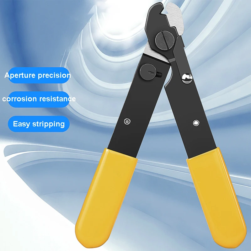 FO103-S Single Hole Fiber Optic Cable Stripper Clamp Fiber Stripping Pliers Cable Stripping Tool
FO103-S Single Hole Fiber Optic Cable Stripper Clamp Fiber Stripping Pliers Cable Stripping Tool