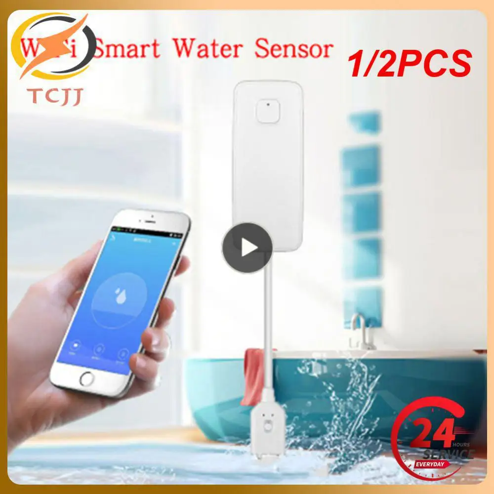 Умный датчик утечки воды Tuya 1/2 шт., дистанционный монитор, Wi-Fi датчик уровня перелива воды, датчик утечки воды, звуковая сигнализация безопасности
Умный датчик утечки воды Tuya 1/2 шт., дистанционный монитор, Wi-Fi датчик уровня перелива воды, датчик утечки воды, звуковая сигнализация безопасности