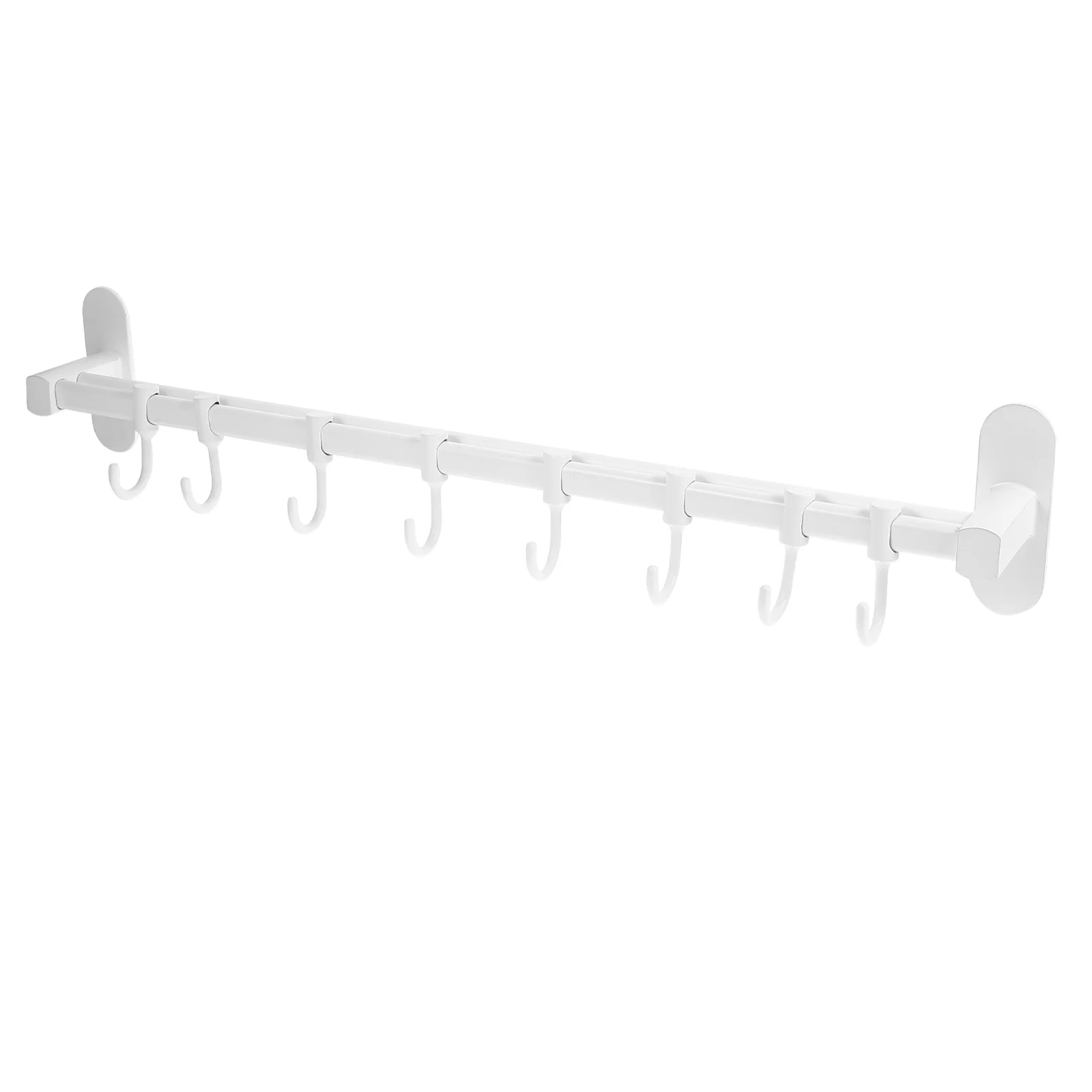 Double-pole Multi-functional Kitchen Storage Nail-free Wall-mounted Movable 8-row Hook Utensil Rack
Double-pole Multi-functional Kitchen Storage Nail-free Wall-mounted Movable 8-row Hook Utensil Rack