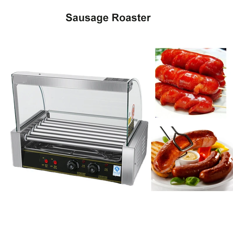 Control Temperature Hot Dog Grill Maker Sausage Roasting Machine Commercial Sausage Roaster Fish Balls Barbecue Maker
Control Temperature Hot Dog Grill Maker Sausage Roasting Machine Commercial Sausage Roaster Fish Balls Barbecue Maker