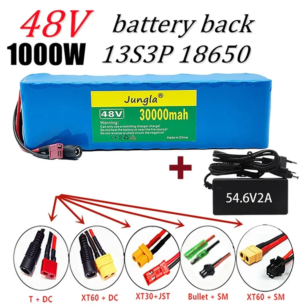 48v Lithium Ion Battery 48v 30Ah 1000w 13S3P Lithium Ion Battery Pack for 54.6v E-bike Electric Bicycle Scooter with BMS+Charger
48v Lithium Ion Battery 48v 30Ah 1000w 13S3P Lithium Ion Battery Pack for 54.6v E-bike Electric Bicycle Scooter with BMS+Charger