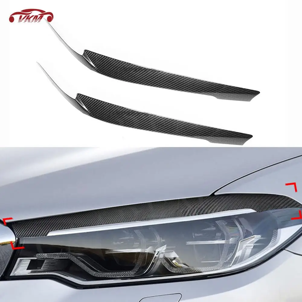 Car Headlight Eyelids Eyebrows Trim Cover Sticker for BMW 5 Series G30 G38 530i 540i M550i 2017-2023 Carbon Fiber Accessories
Car Headlight Eyelids Eyebrows Trim Cover Sticker for BMW 5 Series G30 G38 530i 540i M550i 2017-2023 Carbon Fiber Accessories