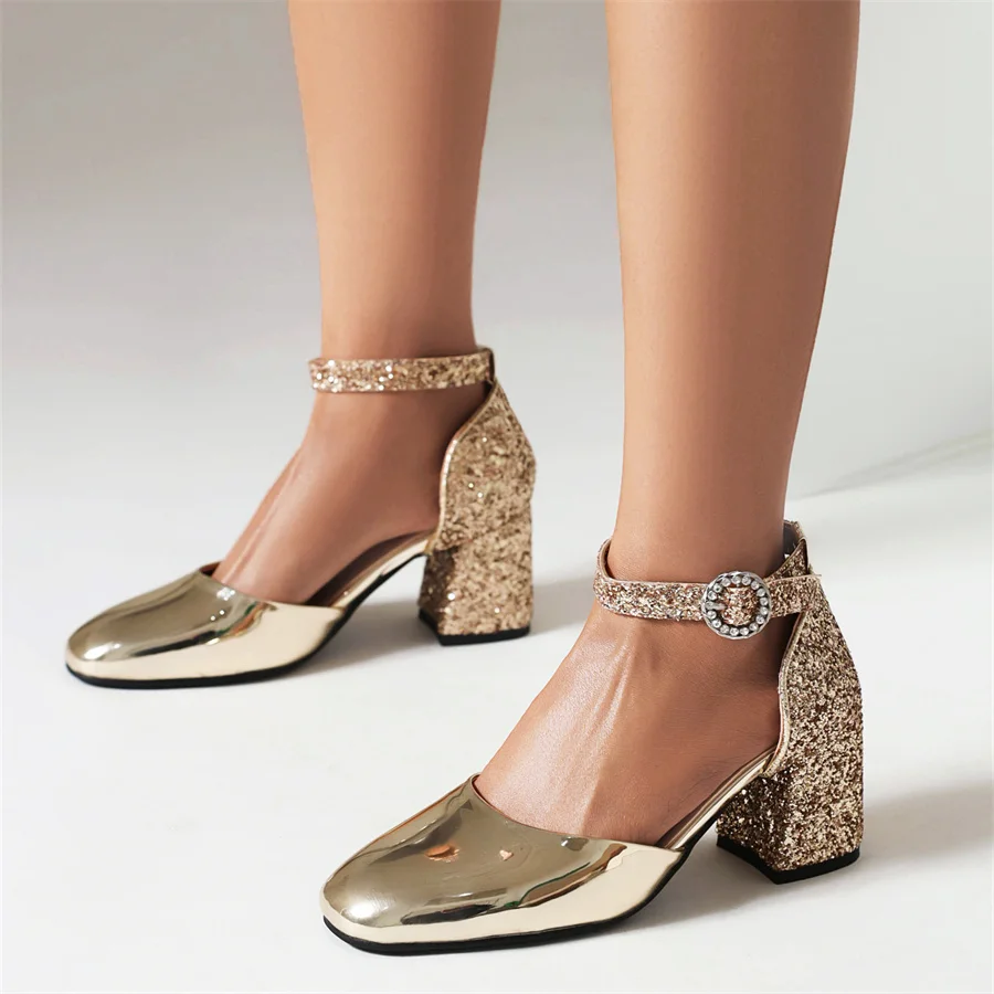 Free shipping 2023 Spring Fashion Hollow Sequin Women's Shoes 40-48 Rhinestone Buckle With Square Head Lady Sandals
Free shipping 2023 Spring Fashion Hollow Sequin Women's Shoes 40-48 Rhinestone Buckle With Square Head Lady Sandals