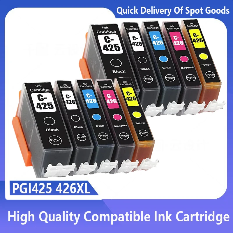 

PGI-425 CLI-426 Compatible ink Cartridge For Canon PGI425 CLI426 PIXMA IP4840 IP4940 IX6540 MG5140 MG5240 MG5340 MX714 Printer