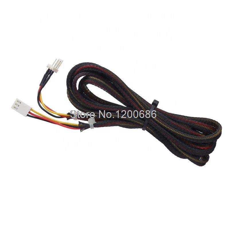 

1M 20AWG Cable assembling 3pin nylon braid VH3.96 3.96 Male Female Extension cable led light bar wiring harness