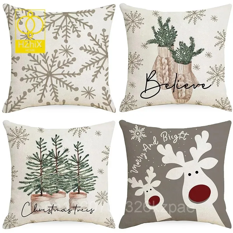 High Quality Christmas Deer Pillowcase Snowflake Xmas Tree Sofa Cushion Cover Home Decor Bed Car Pillow Cover Merry Christmas
High Quality Christmas Deer Pillowcase Snowflake Xmas Tree Sofa Cushion Cover Home Decor Bed Car Pillow Cover Merry Christmas