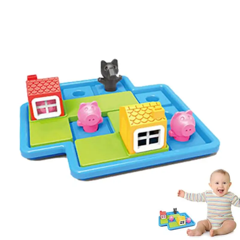 Three Little Pigs Skill-Building 48 Levels Smart Board Games Child IQ Training Challenges Educational Intelligence Children Gift
Three Little Pigs Skill-Building 48 Levels Smart Board Games Child IQ Training Challenges Educational Intelligence Children Gift