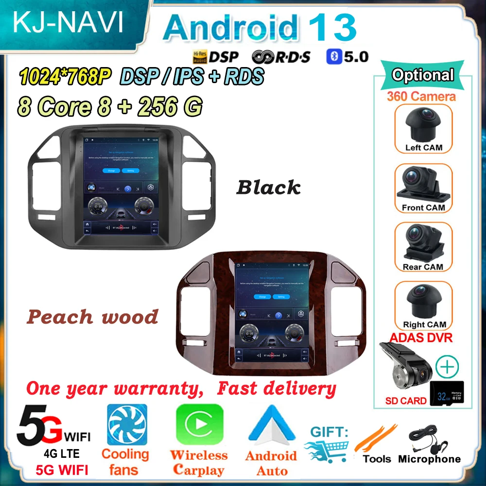 

9.7" Android 13 for Mitsubishi Pajero 3 V60 V68 V73 1999 - 2011 Tesla Type Car Radio Multimedia Video Player GPS Navigation