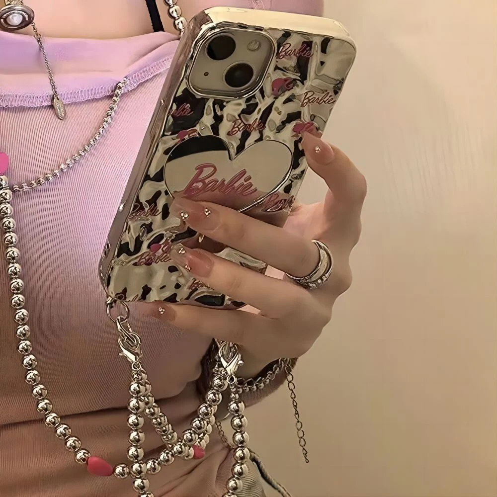 New 2024 Miniso Barbie Pink Mirror Barbie Cross Sweet Cool Girl IPhone 13/14 Case Birthday Valentine's Day Gift
New 2024 Miniso Barbie Pink Mirror Barbie Cross Sweet Cool Girl IPhone 13/14 Case Birthday Valentine's Day Gift