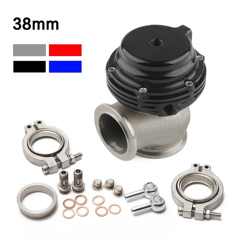 

Universal 38mm External Wastegate V-Band Flanged Turbo Waste Gate For Supercharge Turbo Manifold 38mm Wastegate