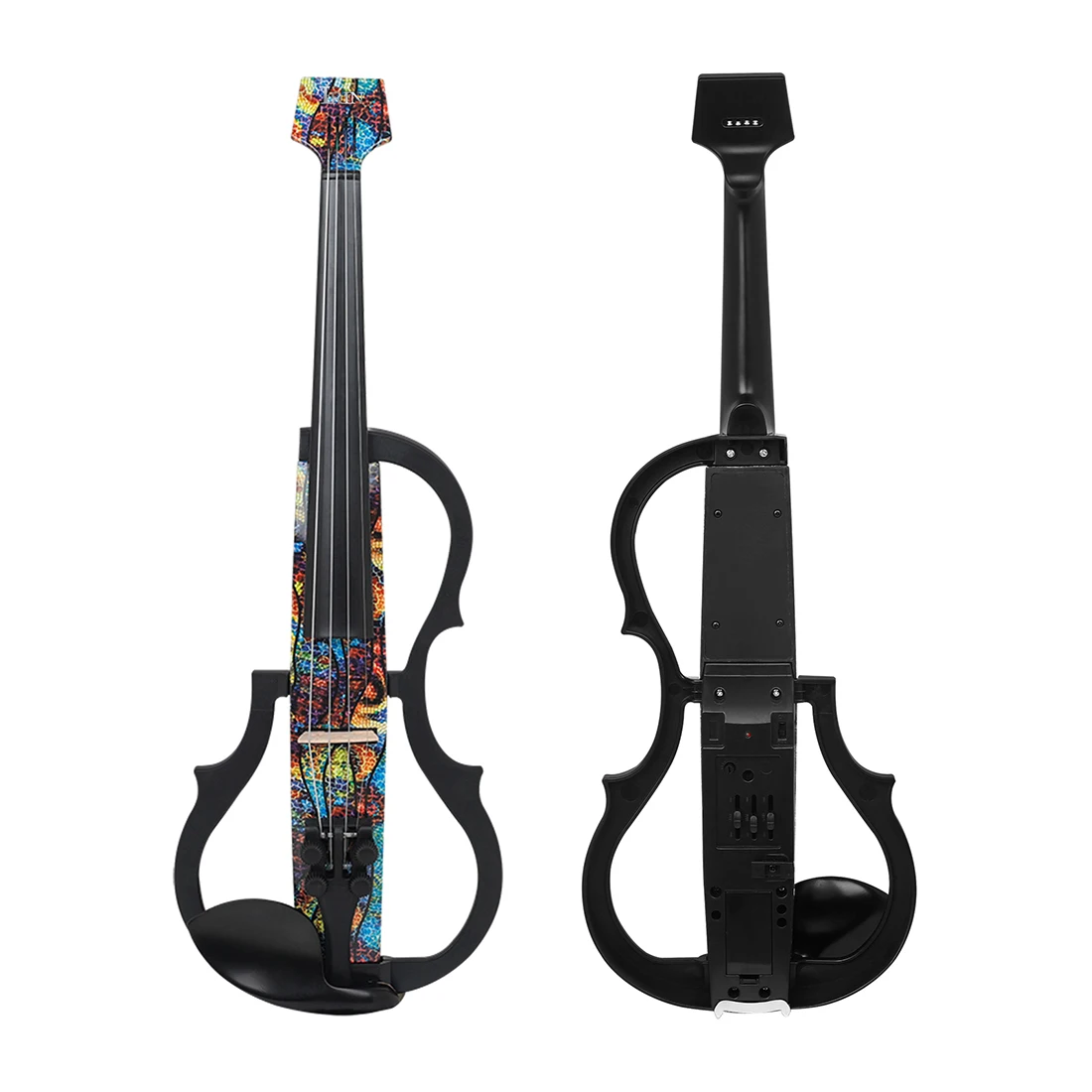 

Профессиональная электрическая скрипка IRIN 4/4 из углеродного волокна, электрическая скрипка с плечевым упором, наушники, струнный инструмент для тренировки