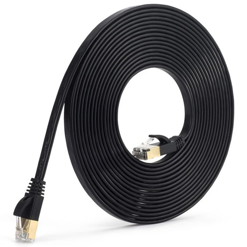 Cat 7 Ethernet Cable Flat Cat7 RJ45 LAN Cable High-Speed Internet Jumper 10Gbps For Routers, Xboxes, Computers (30M)
Cat 7 Ethernet Cable Flat Cat7 RJ45 LAN Cable High-Speed Internet Jumper 10Gbps For Routers, Xboxes, Computers (30M)
