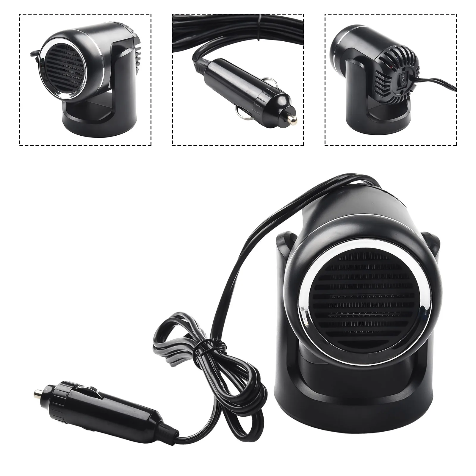 Electric Mini Fan Heater Portable Car Heater 2 IN 1 Cooling Heating 12V/24V 360 Degree Rotary Windshield Defroster Car Anti-Fog
Electric Mini Fan Heater Portable Car Heater 2 IN 1 Cooling Heating 12V/24V 360 Degree Rotary Windshield Defroster Car Anti-Fog