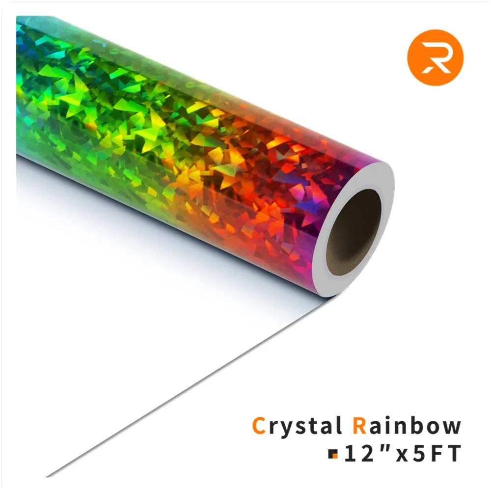 HTVRONT 12X5ft/30x150cm Holographic Metallic Crystal Heat Transfer Vinyl for Cricut DIY T-shirt Craft Iron on HTV Roll Film
HTVRONT 12X5ft/30x150cm Holographic Metallic Crystal Heat Transfer Vinyl for Cricut DIY T-shirt Craft Iron on HTV Roll Film