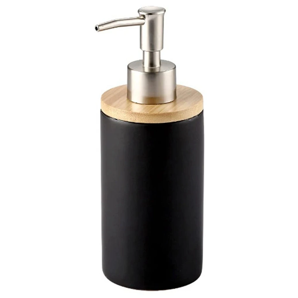 400Ml Ceramic Soap Dispenser, Nordic Style, Lotion Dispenser Soap Dispenser for Kitchen and Bathroom -Black
400Ml Ceramic Soap Dispenser, Nordic Style, Lotion Dispenser Soap Dispenser for Kitchen and Bathroom -Black
