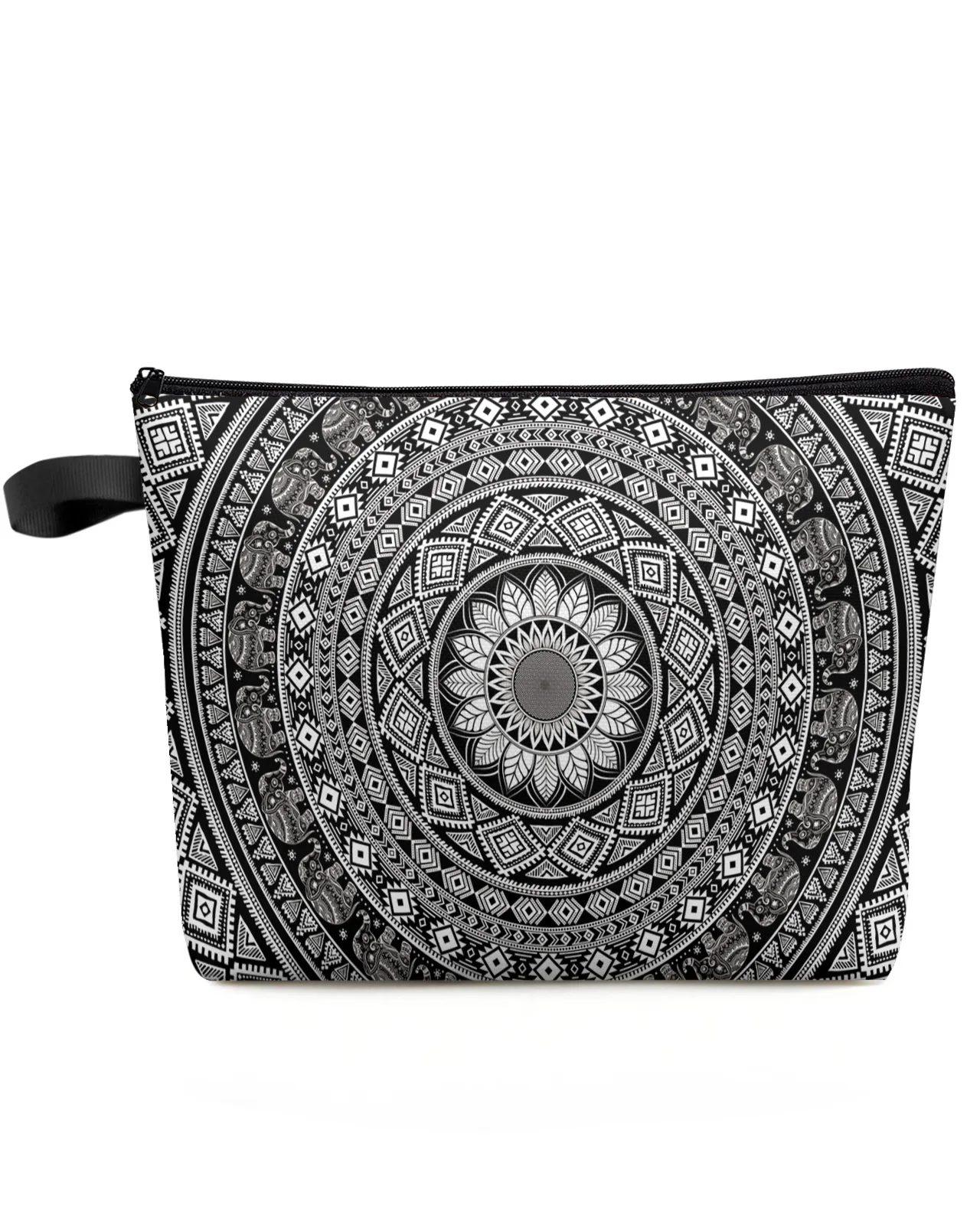 Black Boho Mandala Makeup Bag Pouch Travel Essentials Lady Women Cosmetic Bags Toilet Organizer Kids Storage Pencil Case
Black Boho Mandala Makeup Bag Pouch Travel Essentials Lady Women Cosmetic Bags Toilet Organizer Kids Storage Pencil Case