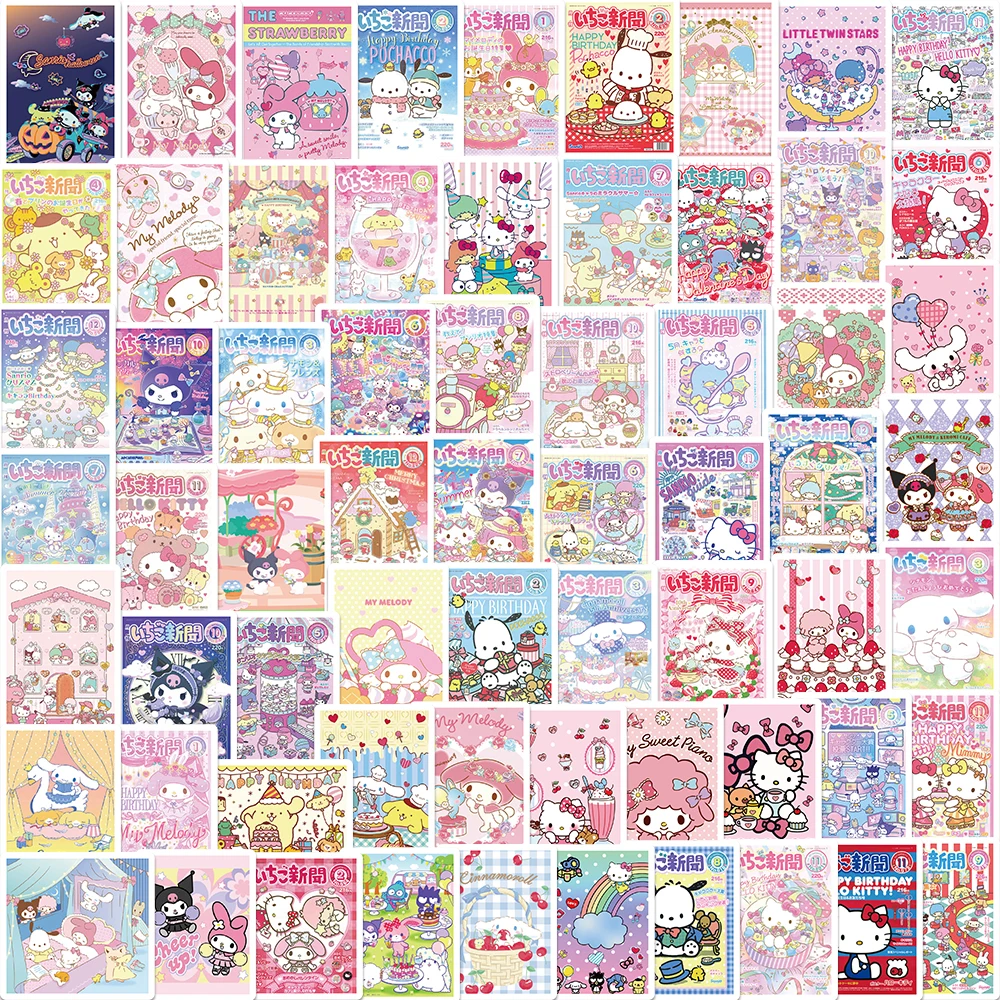 10/25/65 шт. мультяшный постер Kuromi My Melody Stikers СКЕЙТБОРД гитара ноутбук велосипед
