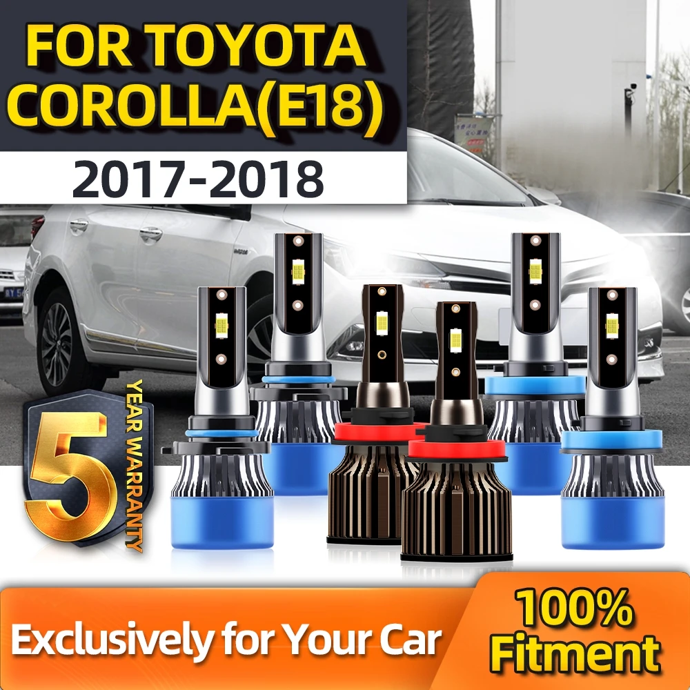 Crossfox For Toyota COROLLA(E18) H16 9005 H11 Fog Lamp High/ Low Beam Combo Front Car Lamps 6000K CSP Ultra-white Kit 2017 2018
Crossfox For Toyota COROLLA(E18) H16 9005 H11 Fog Lamp High/ Low Beam Combo Front Car Lamps 6000K CSP Ultra-white Kit 2017 2018