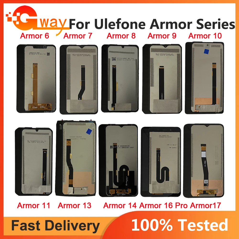 

For Ulefone Armor 6S 7E Armor 8 Pro 9 9E 10 Armor 11 Armor13 14 16 17 Pro Armor 18T 19T LCD Display Armor 21 22 24 LCD Sensor